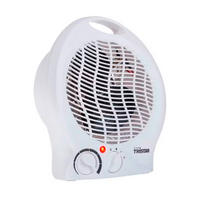 2u1, ventilator+grijalica - bijela, Basics, plastika (26/22/14cm)