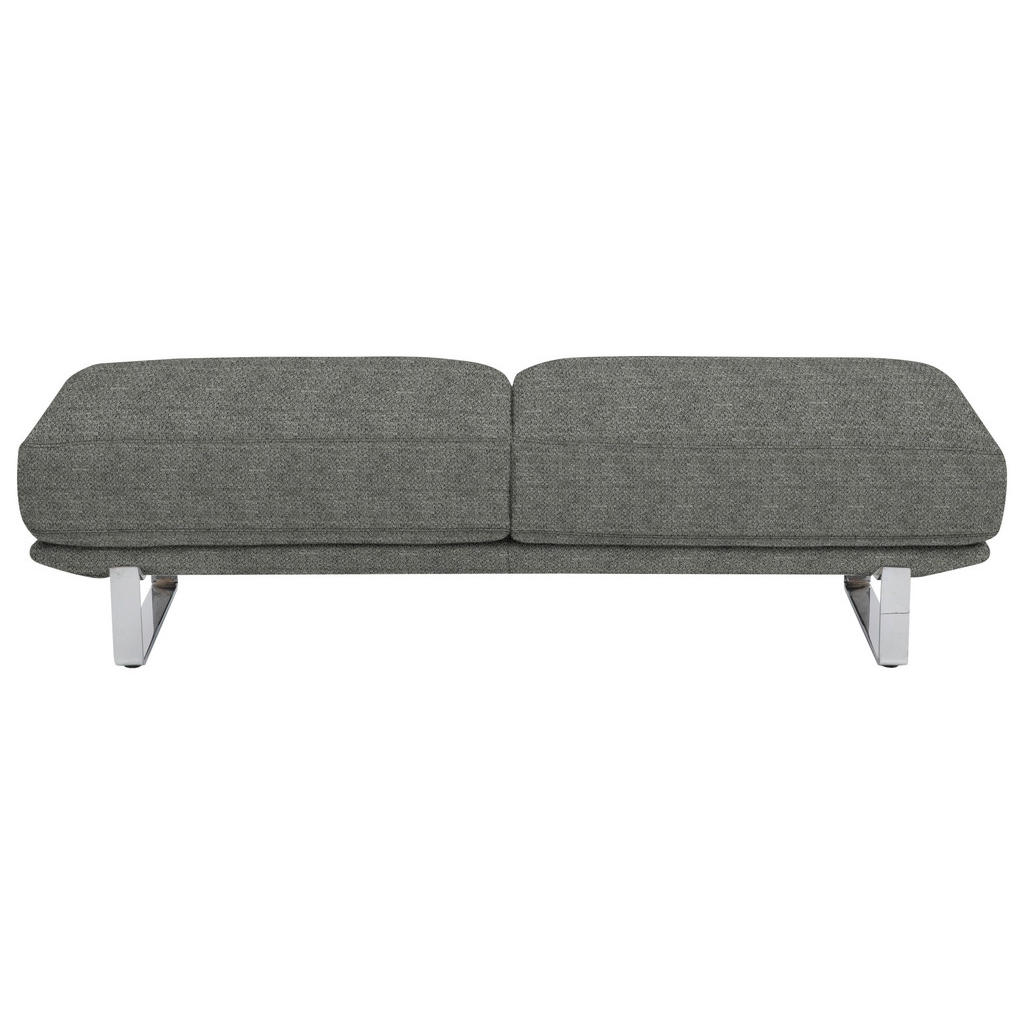 Thumbnail - Dieter Knoll Hocker Lesina, Grau, Textil, rechteckig, 160x44x60 cm, Goldenes M, Fußauswahl, Lederauswahl, Stoffauswahl, ...