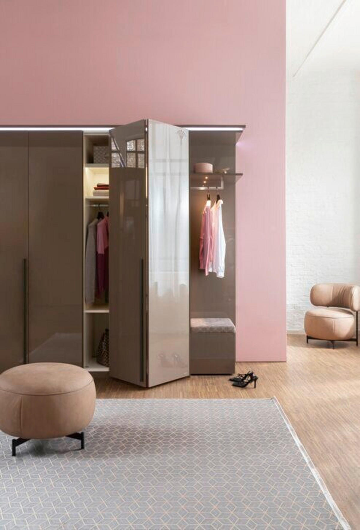 WEBTEPPICH 200/300 cm Metric Taupe  - Taupe, Design, Textil (200/300cm) - Joop!