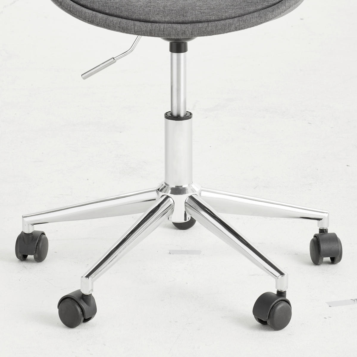 JUGENDDREHSTUHL - Chromfarben/Dunkelgrau, Konventionell, Kunststoff/Textil (49/96/56cm) - Carryhome