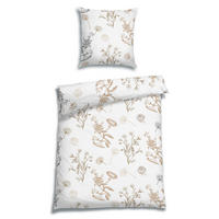 BETTWÄSCHE 2-teilig Renforcé 135/200 cm  - Weiß, Basics, Textil (135/200cm) - Florella