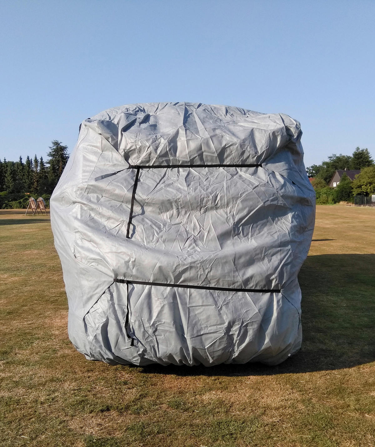 ZAKRÝVACÍ PLACHTA   - šedá, Basics, plast (235/275/730cm)