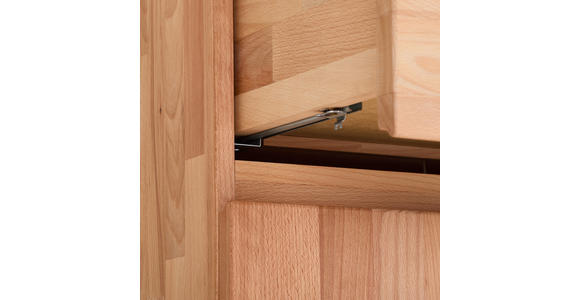 SCHUHSCHRANK 135,2/121/38,2 cm  - Kernbuche, KONVENTIONELL, Holz (135,2/121/38,2cm) - Linea Natura