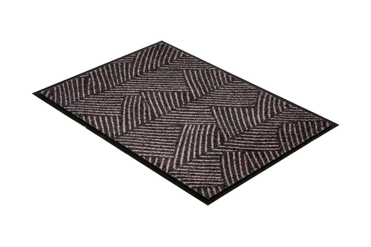 FUßMATTE  50/70 cm  Anthrazit, Hellgrau  - Anthrazit/Hellgrau, Trend, Textil (50/70cm) - Schöner Wohnen