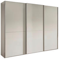 SCHWEBETÜRENSCHRANK 280/236/67 cm 3-türig Weiß  - Chromfarben/Weiß, MODERN, Holzwerkstoff/Metall (280/236/67cm) - Chameo