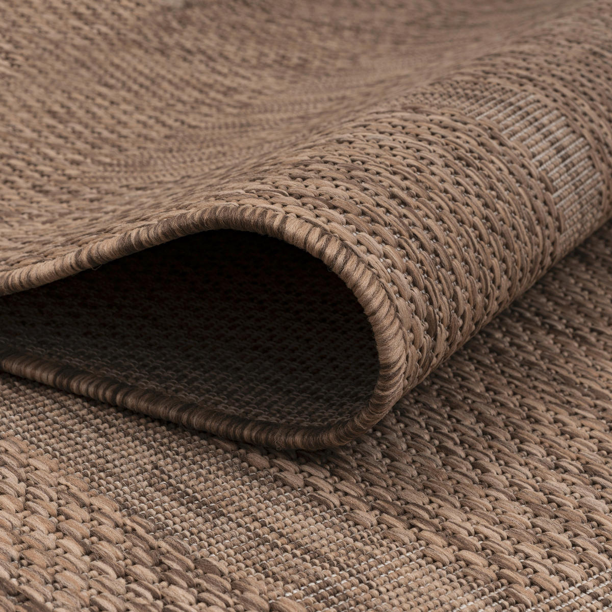 FLACHWEBETEPPICH 200/290 cm Relax Braun  - Braun, Basics, Textil (200/290cm) - Novel
