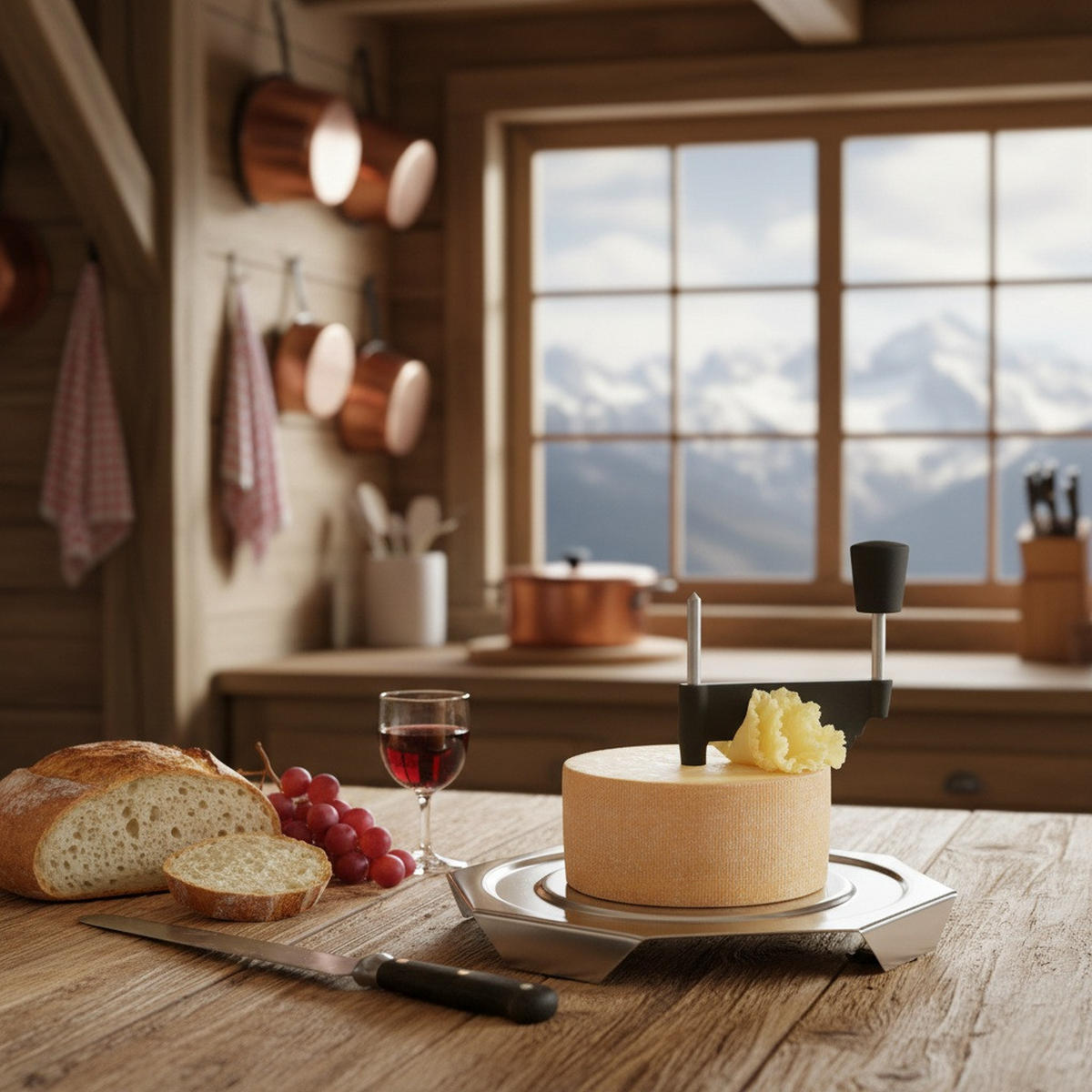 KÄSEHOBEL - Edelstahlfarben, Basics, Metall (18,5cm) - Heidi Cheese Line