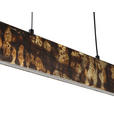 LED-HÄNGELEUCHTE Oxira 110/7/120 cm  - Multicolor/Schwarz, Design, Kunststoff/Metall (110/7/120cm) - Dieter Knoll