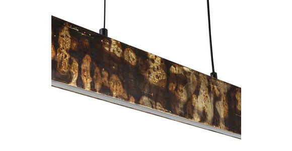 LED-HÄNGELEUCHTE Oxira 110/7/120 cm  - Multicolor/Schwarz, Design, Kunststoff/Metall (110/7/120cm) - Dieter Knoll