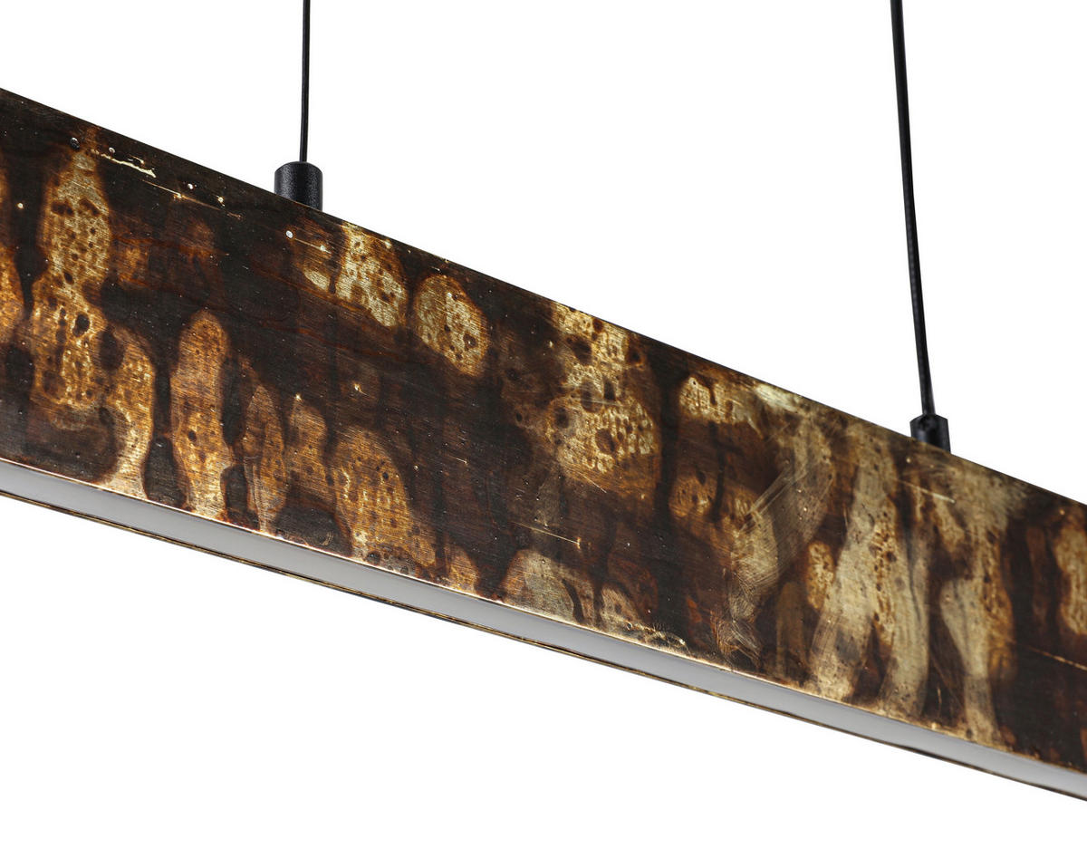 LED-HÄNGELEUCHTE Oxira 110/7/120 cm  - Multicolor/Schwarz, Design, Kunststoff/Metall (110/7/120cm) - Dieter Knoll
