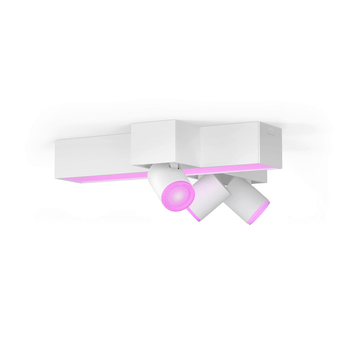 LED-DECKENLEUCHTE Centris 40,8/33,7/12,7 cm   - Weiß, Design, Metall (40,8/33,7/12,7cm) - Philips HUE