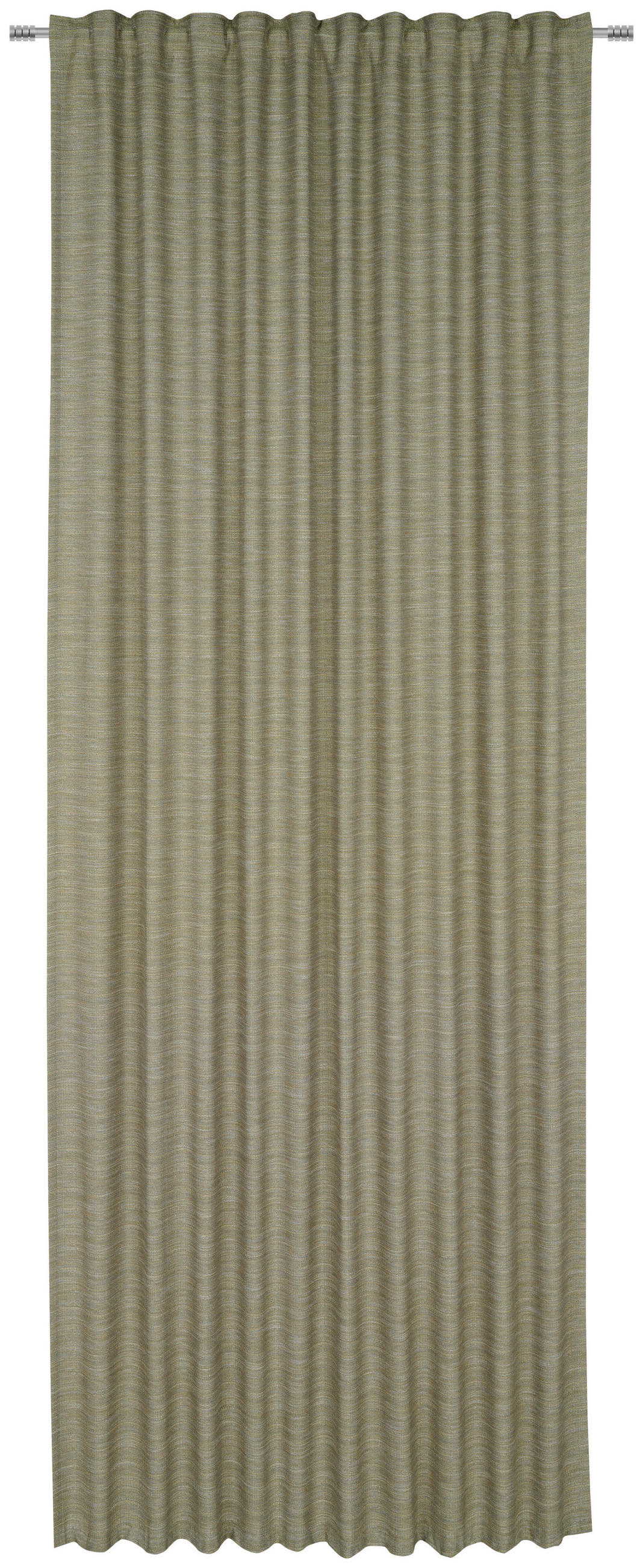 HOTOVÝ ZÁVES, nepriehľadné, 140/245 cm - zelená, Basics, textil (140/245cm) - Esposa