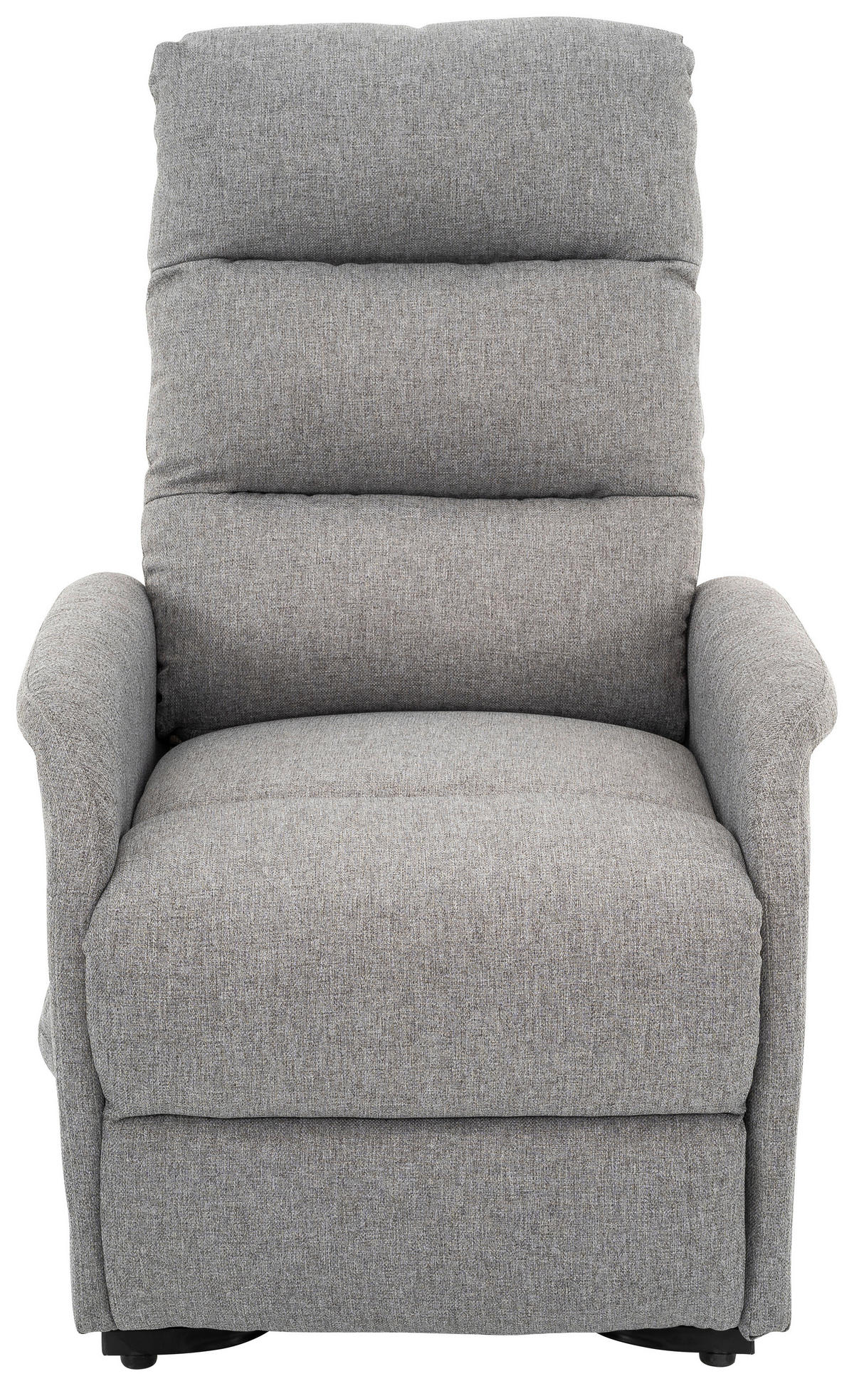 RELAXFÅTÖLJ i metall, textil grå  - grå/svart, Design, metall/textil (68/100/94cm) - Livetastic