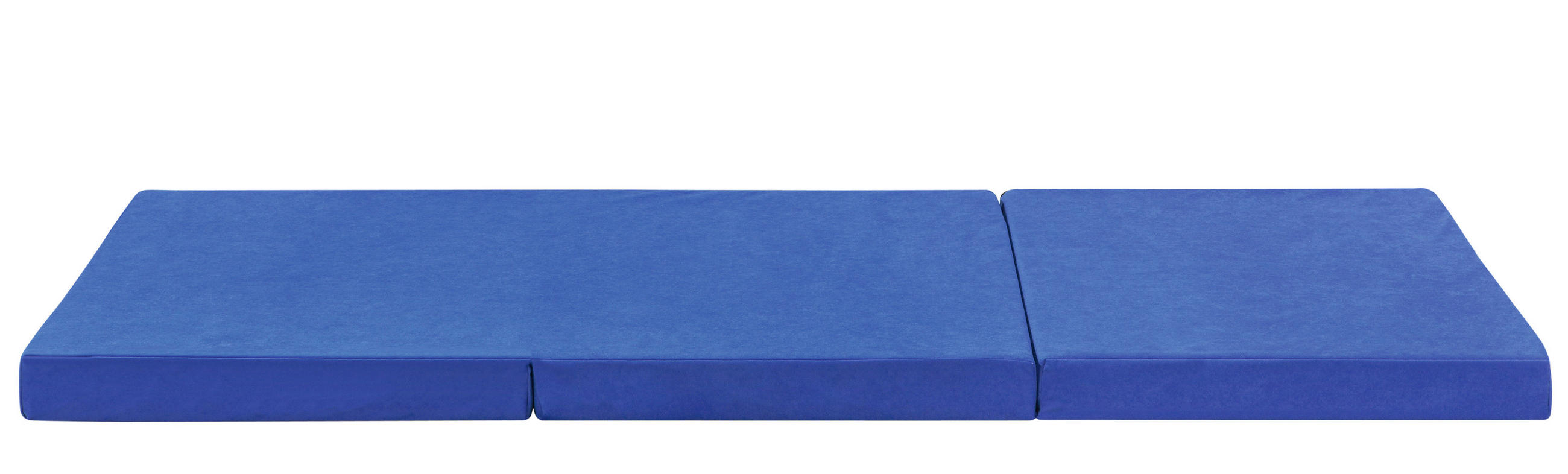 SKLADACÍ MATRAC, 65/186 cm - modrá, Basics, textil (65/186cm) - Carryhome