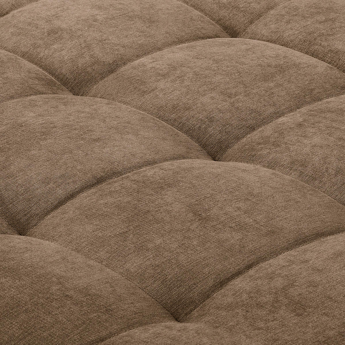 ECKSOFA Naomi Braun Mikrofaser Rückenkissen  - Schwarz/Braun, Design, Kunststoff/Textil (284/243cm) - P & B