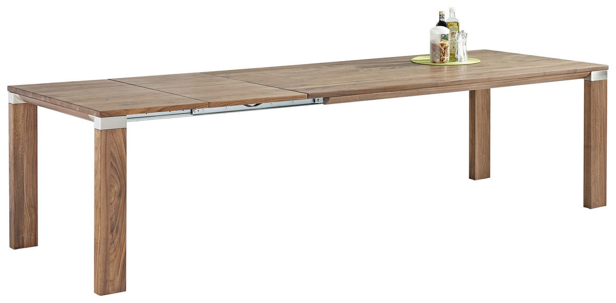 ESSTISCH in Holz 190/100/75 cm  - Nussbaumfarben, Design, Holz (190/100/75cm) - Venjakob