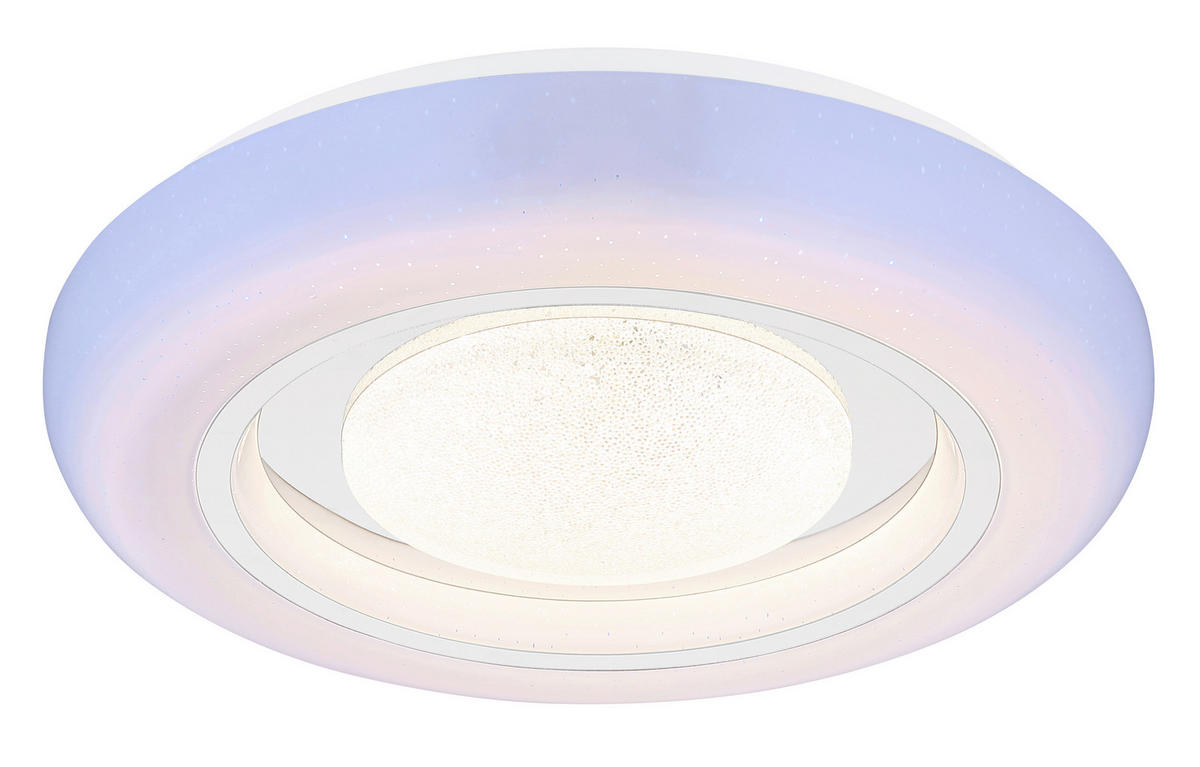 LED SVJETILJKA STROPNA BURRO  - bijela/opalna, Design, metal/plastika (39/8cm)