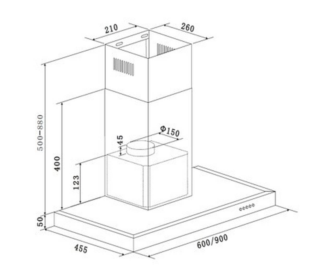 PÁRAELSZÍVÓ - fekete, Basics, fém (60/50-88/45,5cm) - Mican