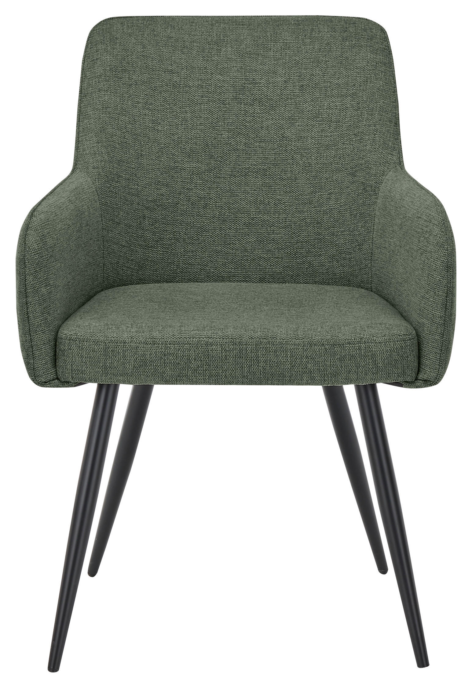 ARMLEHNSTUHL  in Eisen  - Schwarz/Grün, Design, Kunststoff/Metall (61/85/64cm) - SetOne by Musterring