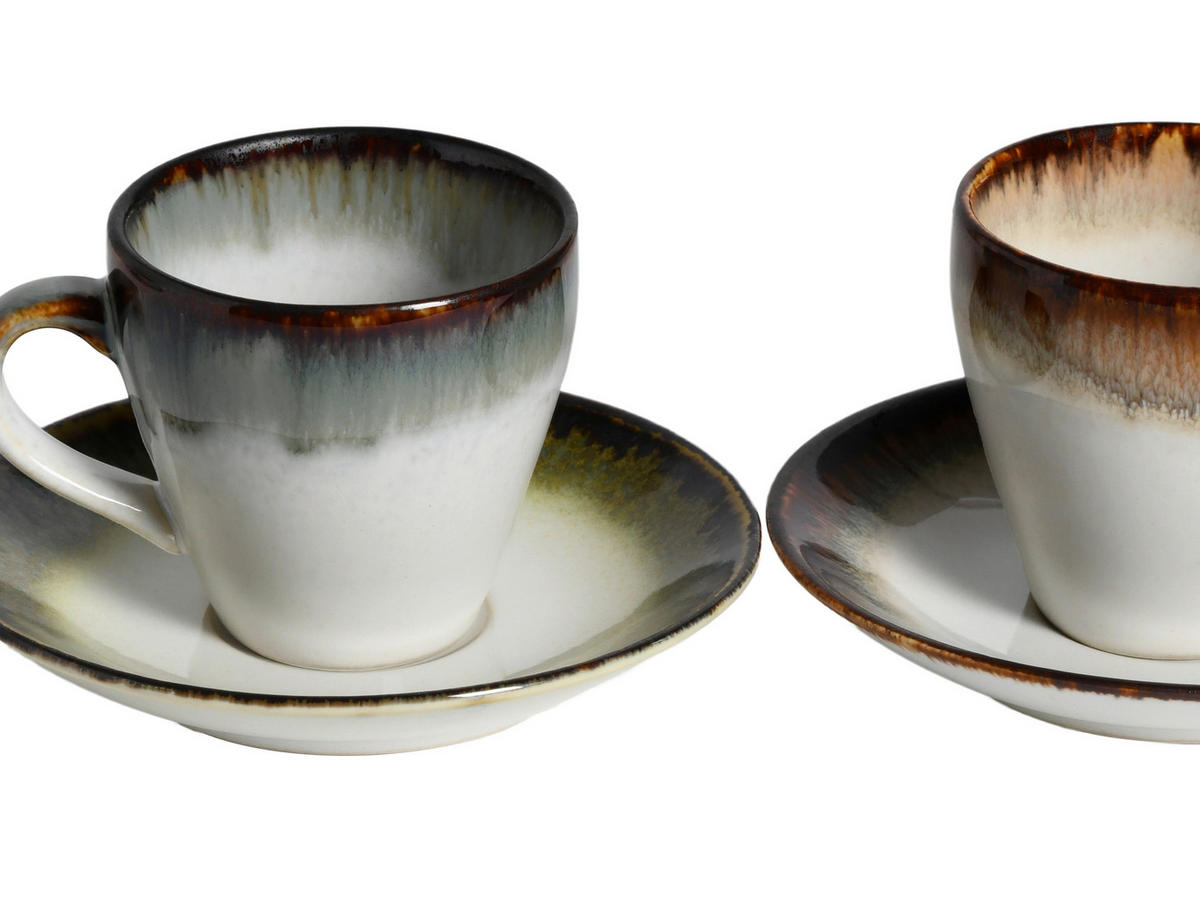 TASSENSET Cascade 8-teilig  - Multicolor, Basics, Keramik (19/19/19cm) - Creatable