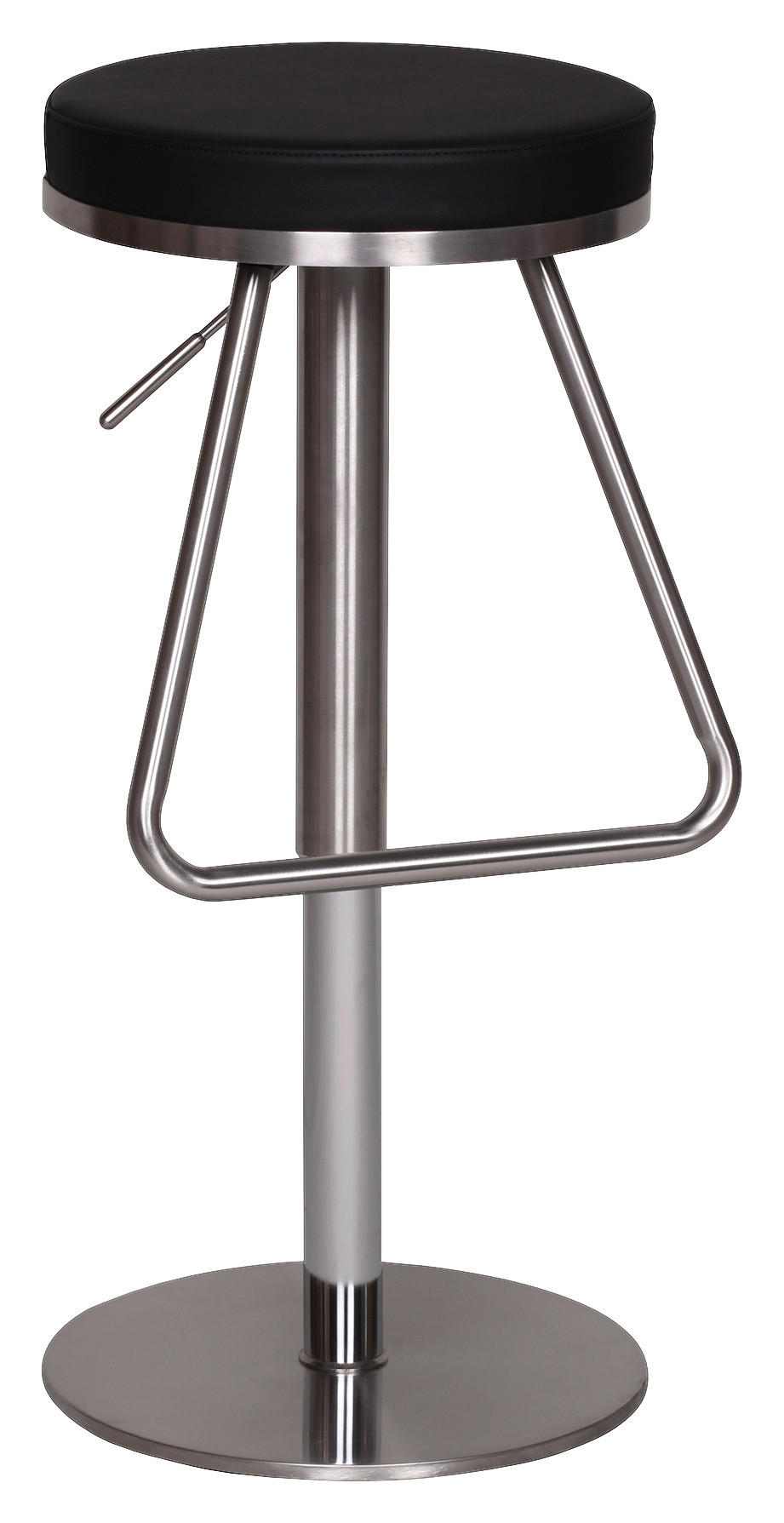 BARPALL i svart  - silver/svart, Modern, metall/textil (39/54/39cm) - MID.YOU