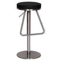 BARPALL i svart  - silver/svart, Modern, metall/textil (39/54/39cm) - MID.YOU