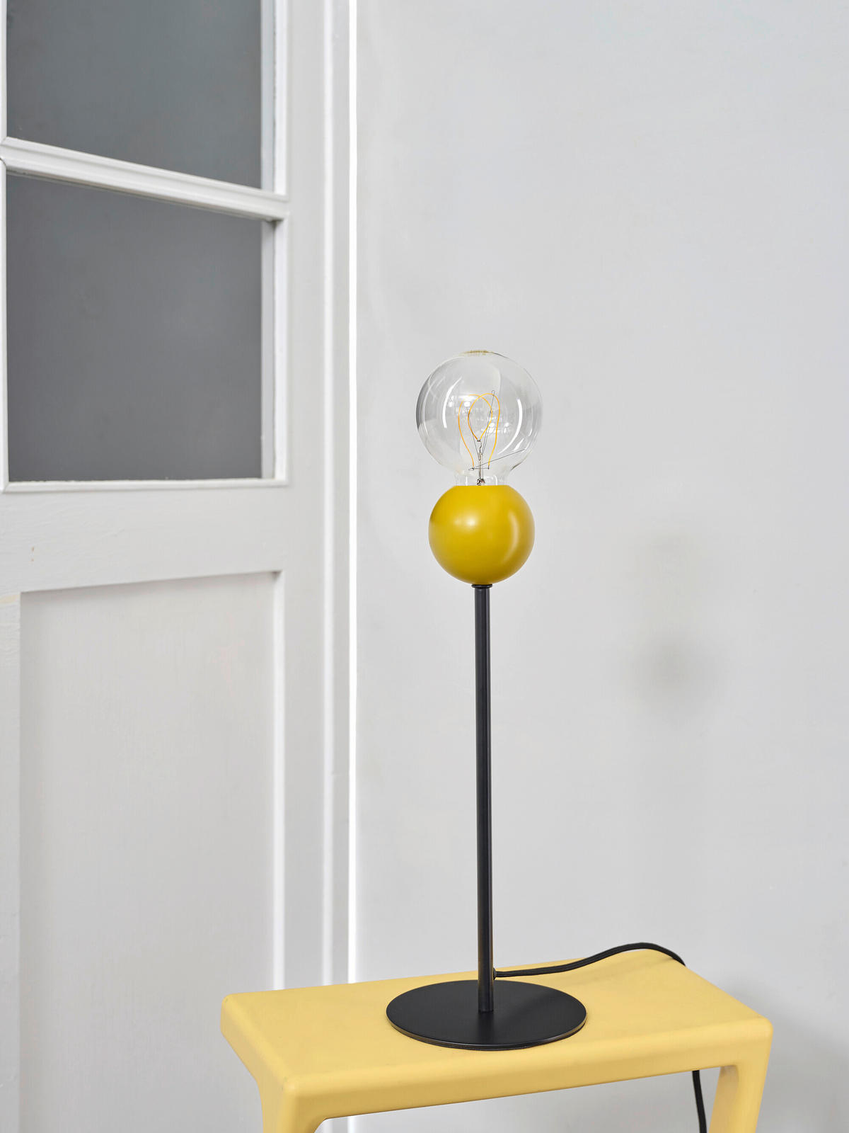 TISCHLEUCHTE 15/40 cm   - Gelb, Design, Metall (15/40cm) - Osram