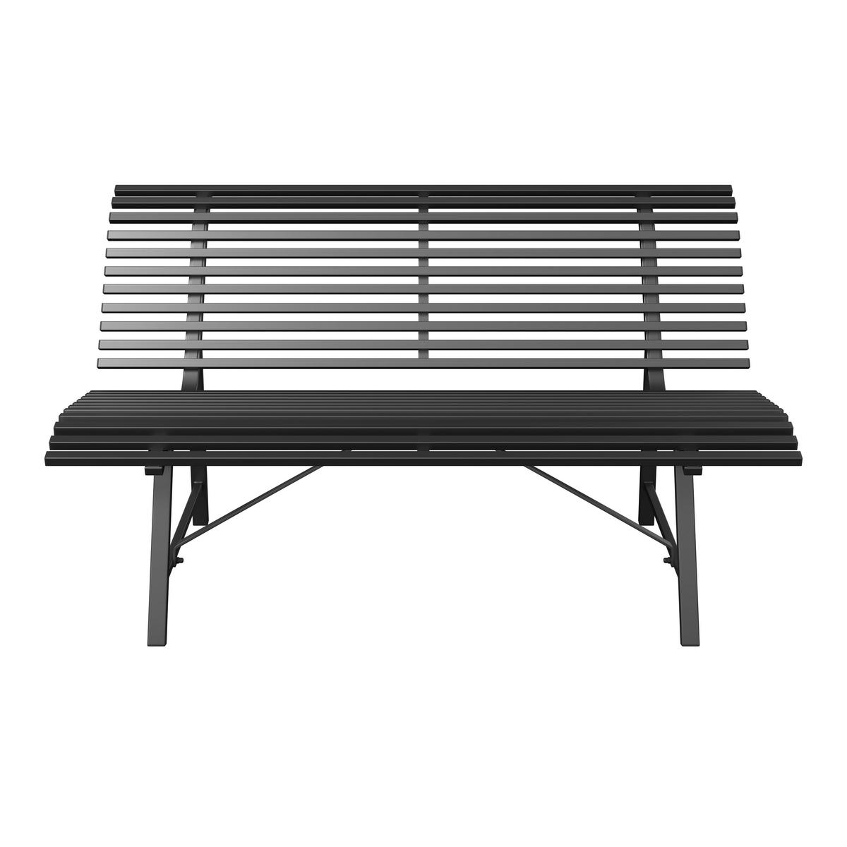 KERTI PAD antracit  - antracit, Basics, fém (150/81/70cm) - Ambia Garden