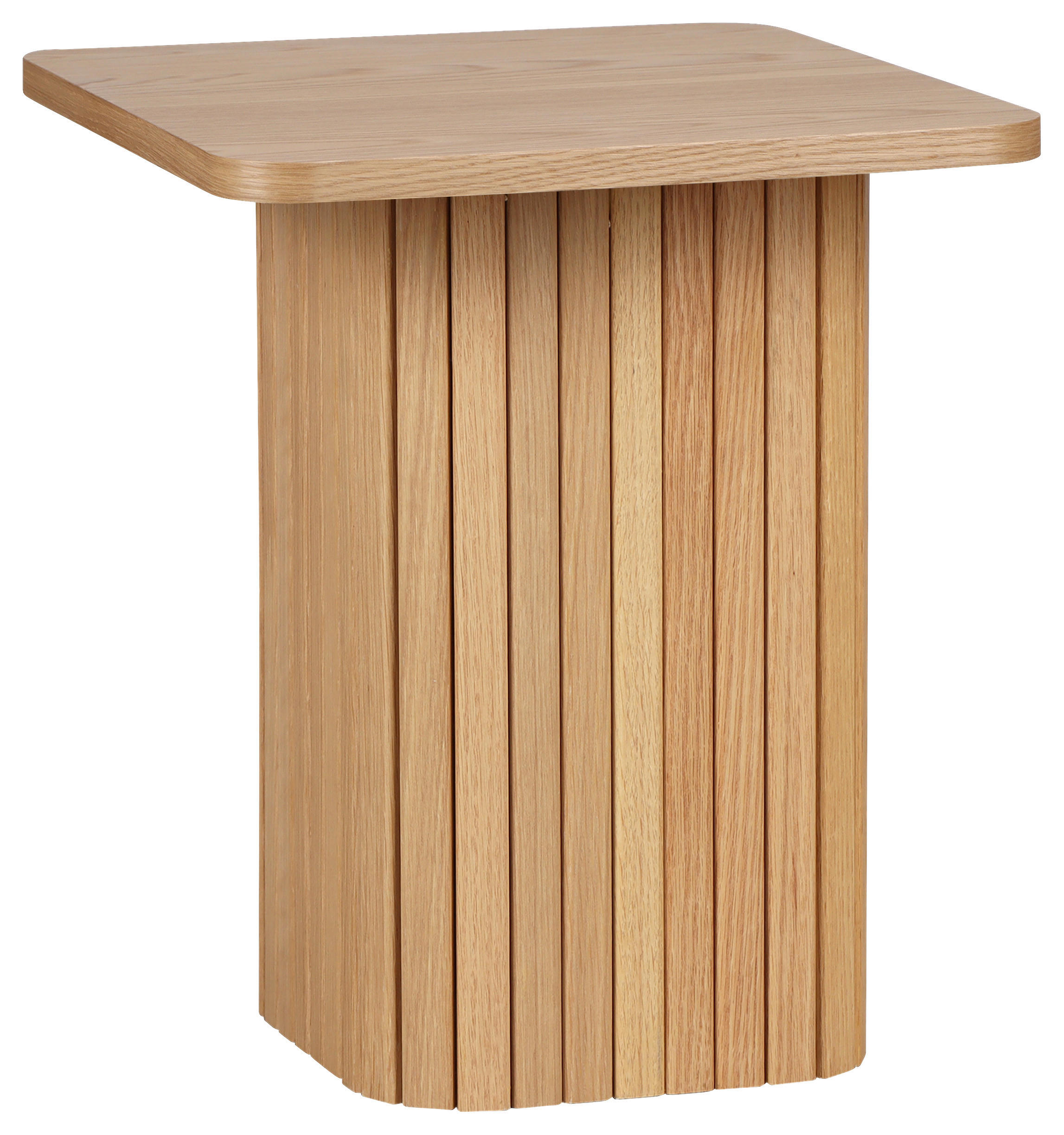 BEISTELLTISCH 40/40/45 cm Eiche furniert Eichefarben quadratisch  - Eichefarben, Basics, Holz/Holzwerkstoff (40/40/45cm) - Xora