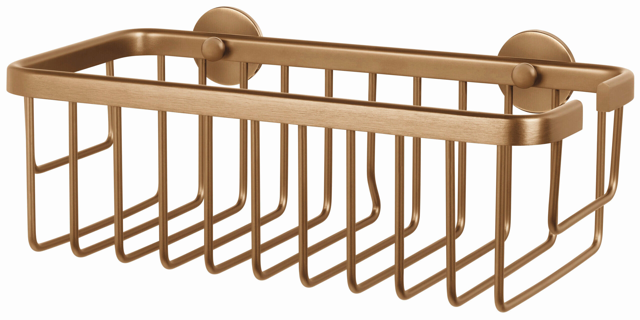 DUSCHKORB - Bronzefarben, Basics, Metall (25/9/12,5cm) - Tesa