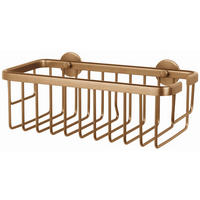 DUSCHKORB - Bronzefarben, Basics, Metall (25/9/12,5cm) - Tesa