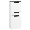 UNTERSCHRANK 40/105/27 cm   - Anthrazit/Weiß, MODERN, Holzwerkstoff (40/105/27cm) - Held