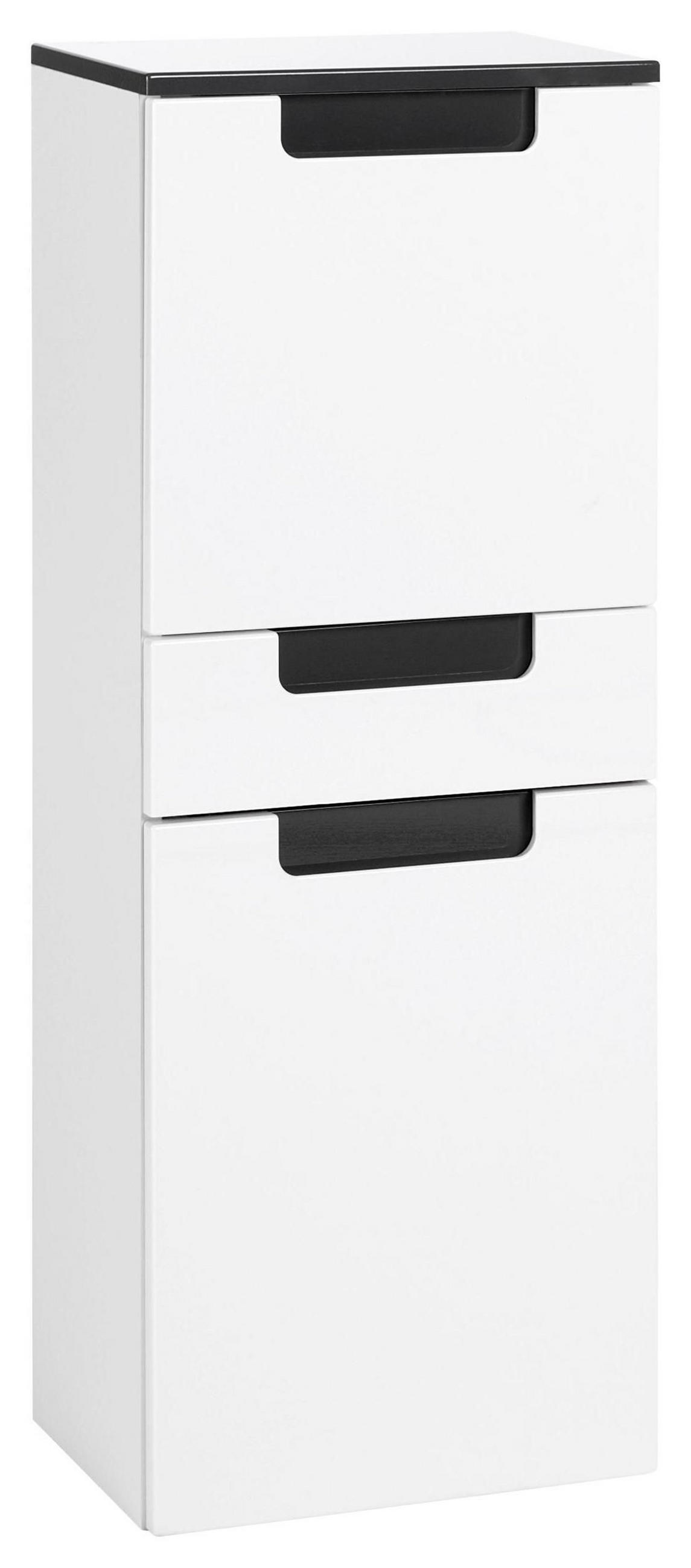 UNTERSCHRANK 40/105/27 cm   - Anthrazit/Weiß, MODERN, Holzwerkstoff (40/105/27cm) - Held