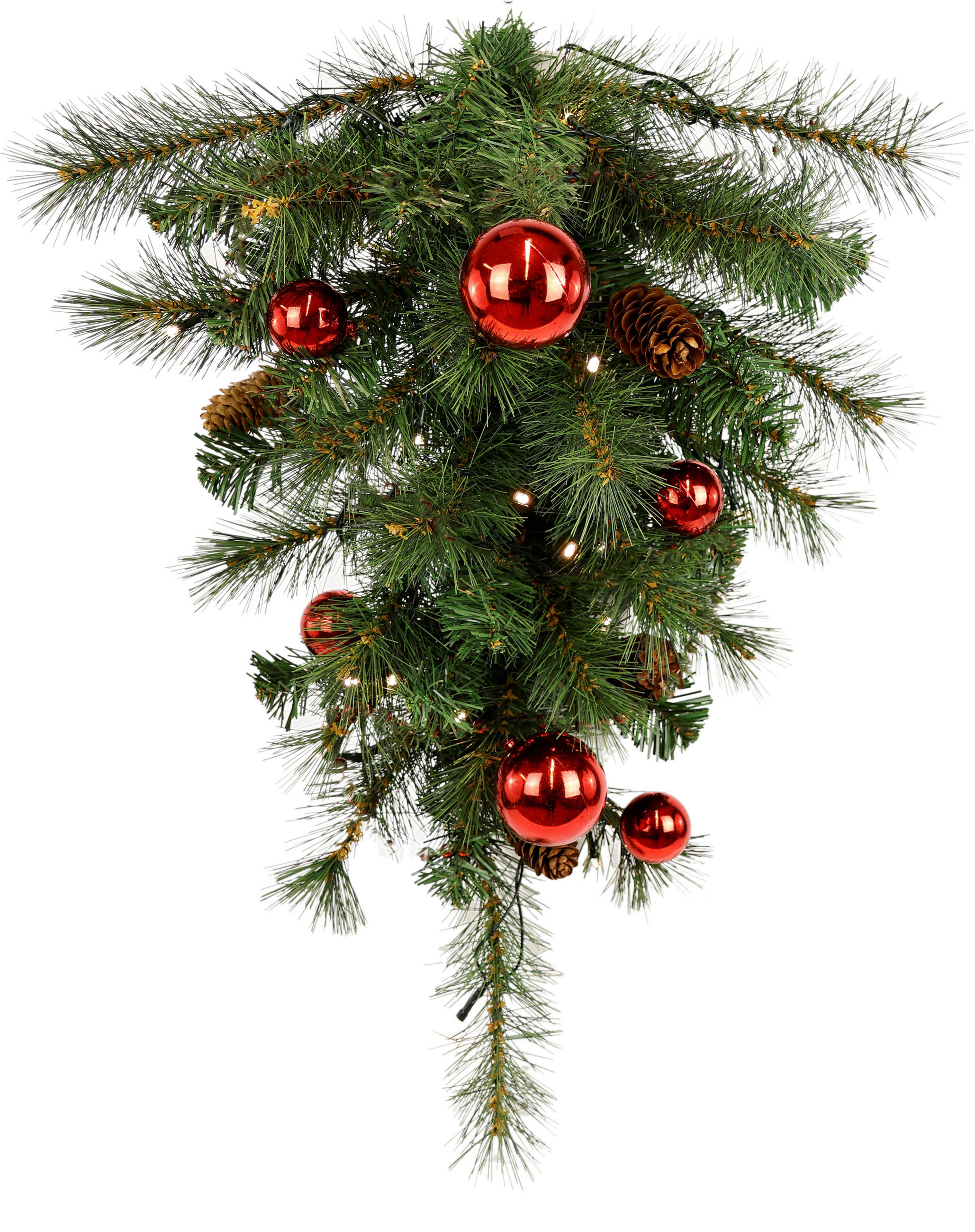 DEKOHÄNGER  - Grün, Basics, Kunststoff (60cm) - X-Mas