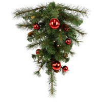 DEKOHÄNGER  - Grün, Basics, Kunststoff (60cm) - X-Mas