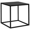 BEISTELLTISCH in Metall 40/40/40 cm  - Schwarz, Design, Metall (40/40/40cm) - Johann Jakob