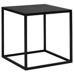 BEISTELLTISCH in Metall 40/40/40 cm  - Schwarz, Design, Metall (40/40/40cm) - Johann Jakob