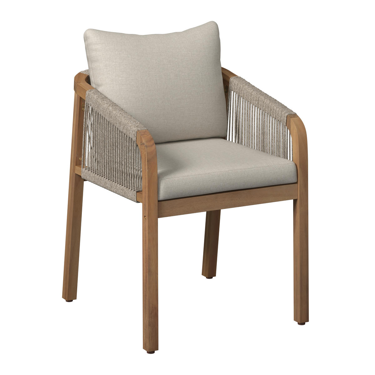 GARTENSTUHL in Holz Akaziefarben, Beige  - Beige/Akaziefarben, Natur, Holz (58/77/62cm) - Ambia Garden