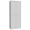 SCHUHSCHRANK  in 74,5/191,9/34,9 cm  - Hellgrau/Grau, Basics, Holzwerkstoff/Kunststoff (74,5/191,9/34,9cm) - Xora