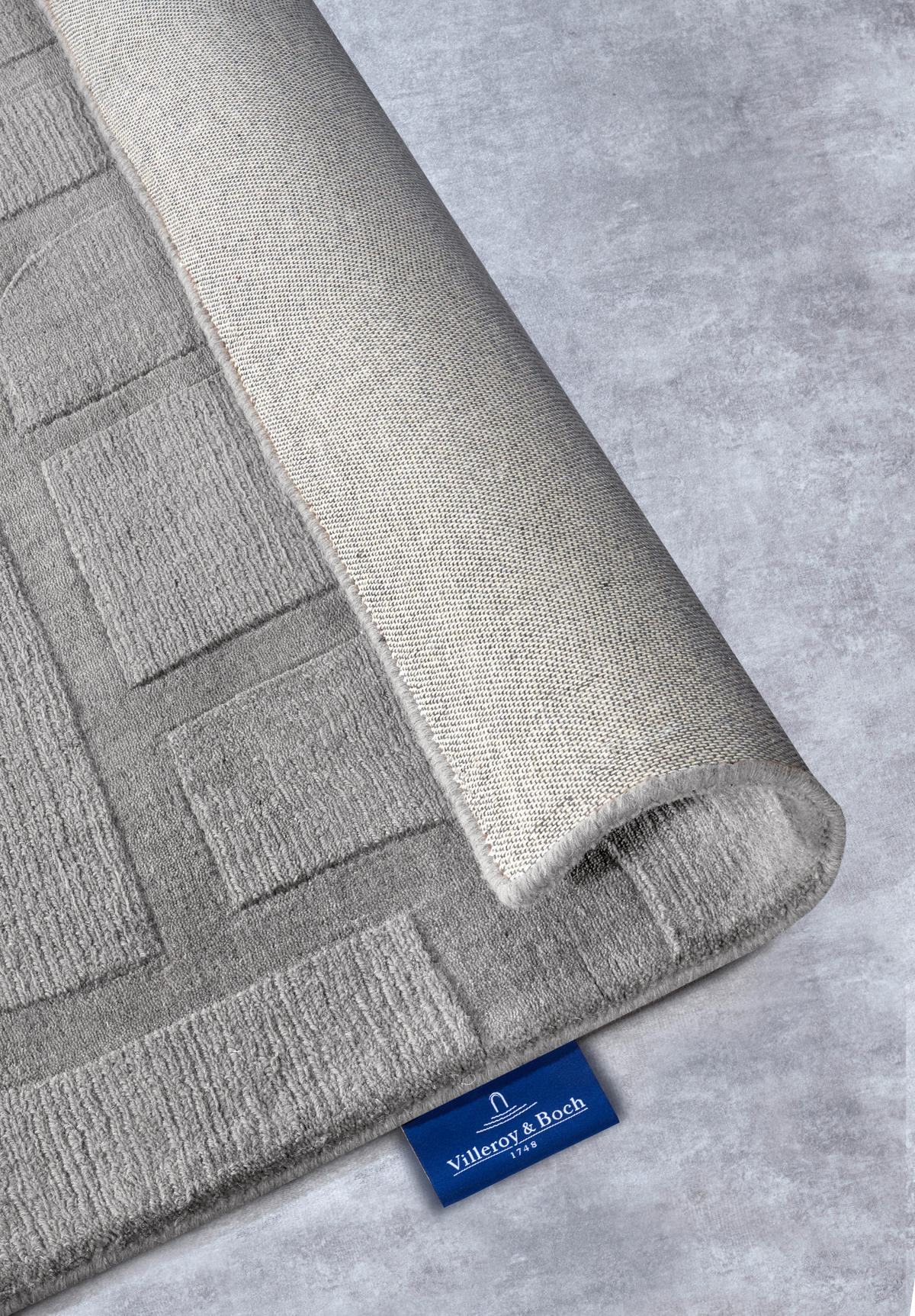 HANDWEBTEPPICH 80/150 cm Kollektion 1906 Grau  - Grau, Basics, Textil (80/150cm) - Villeroy & Boch