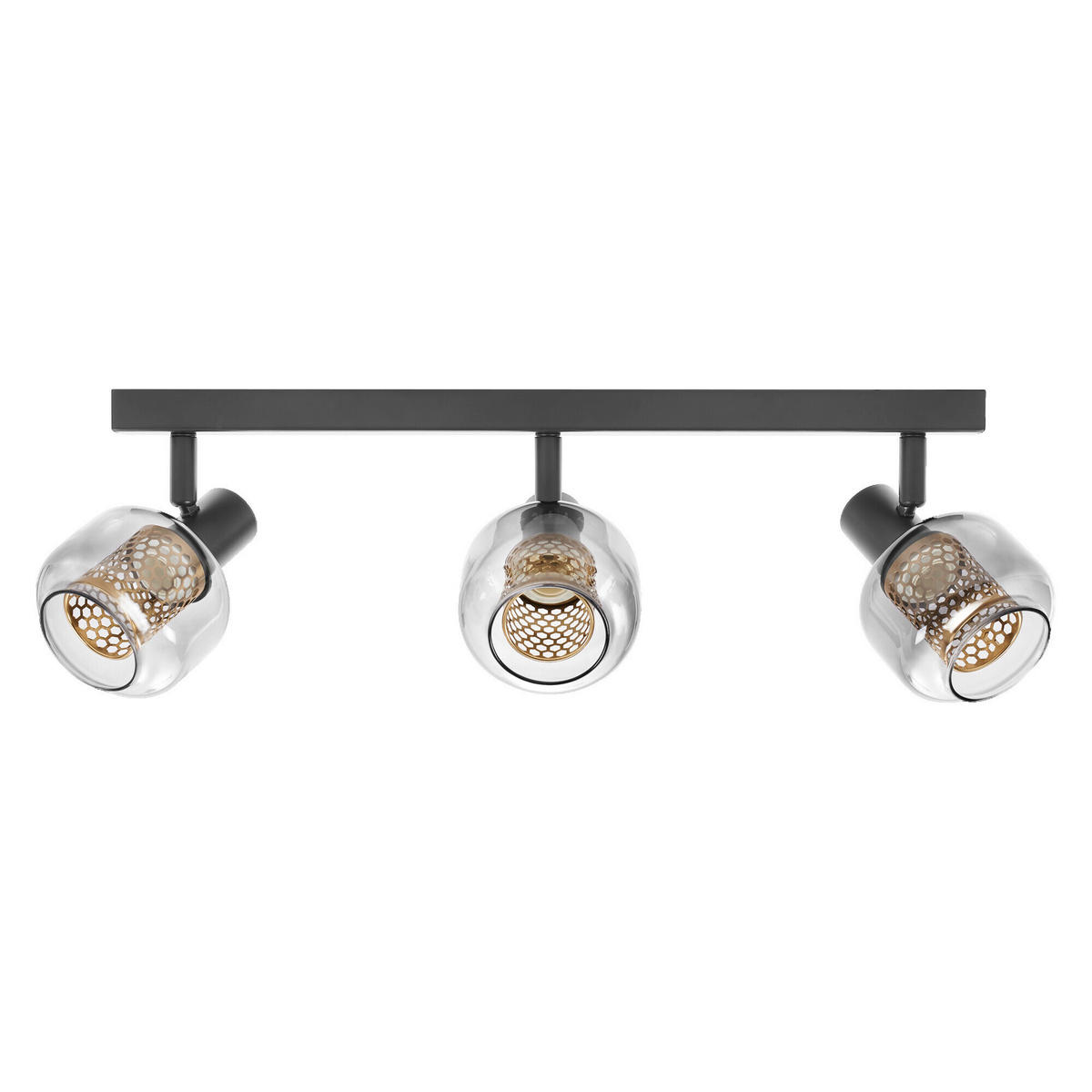 LED-STRAHLER 60,4/17,6/8,5 cm   - Schwarz, Basics, Glas/Metall (60,4/17,6/8,5cm) - Osram