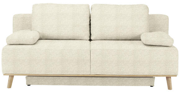 BOXSPRINGSOFA Beige  - Beige, Design, Holz/Textil (203/97/107cm) - Dieter Knoll