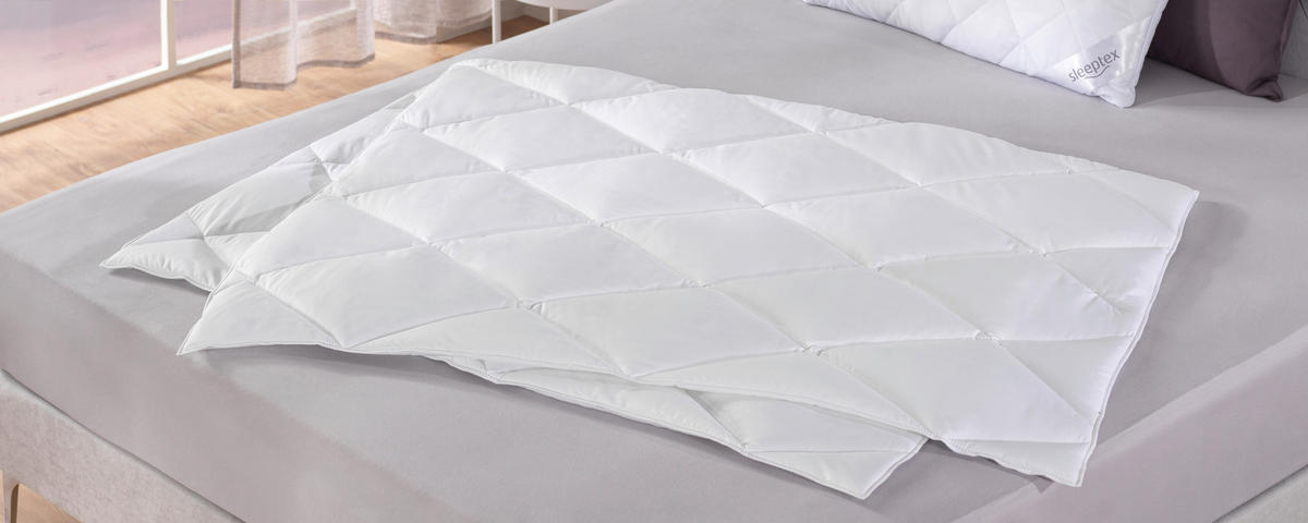 GANZJAHRESDECKE  Oviedo  135/200 cm   - Weiß, Basics, Textil (135/200cm) - Sleeptex