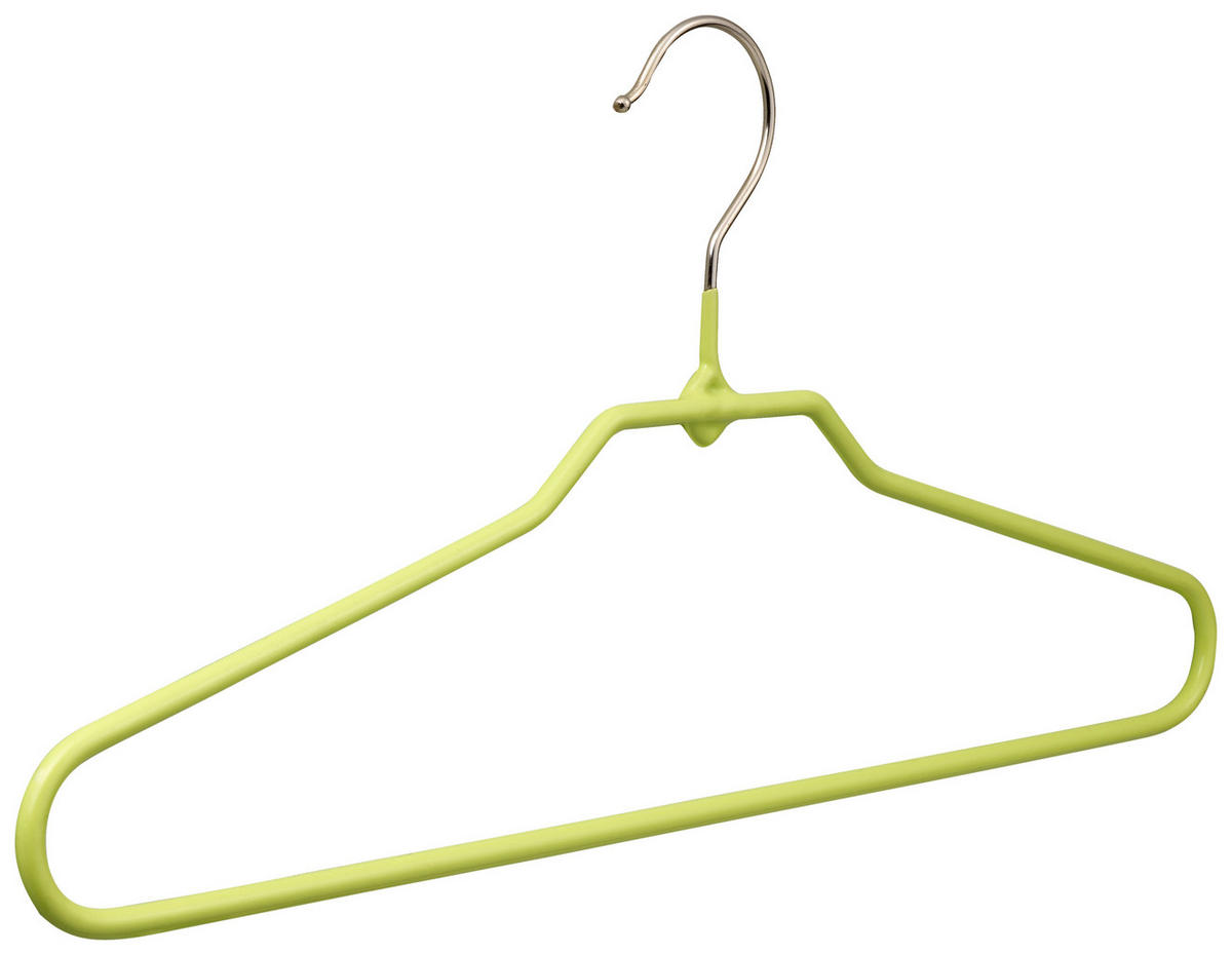 KLEIDERBÜGELSET 4-TEILIG 40 cm Metall  - Grün, Design, Metall (40cm)