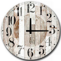 WANDUHR Multicolor 50/50/0,5 cm  - Multicolor, LIFESTYLE, Holzwerkstoff (50/50/0,5cm)