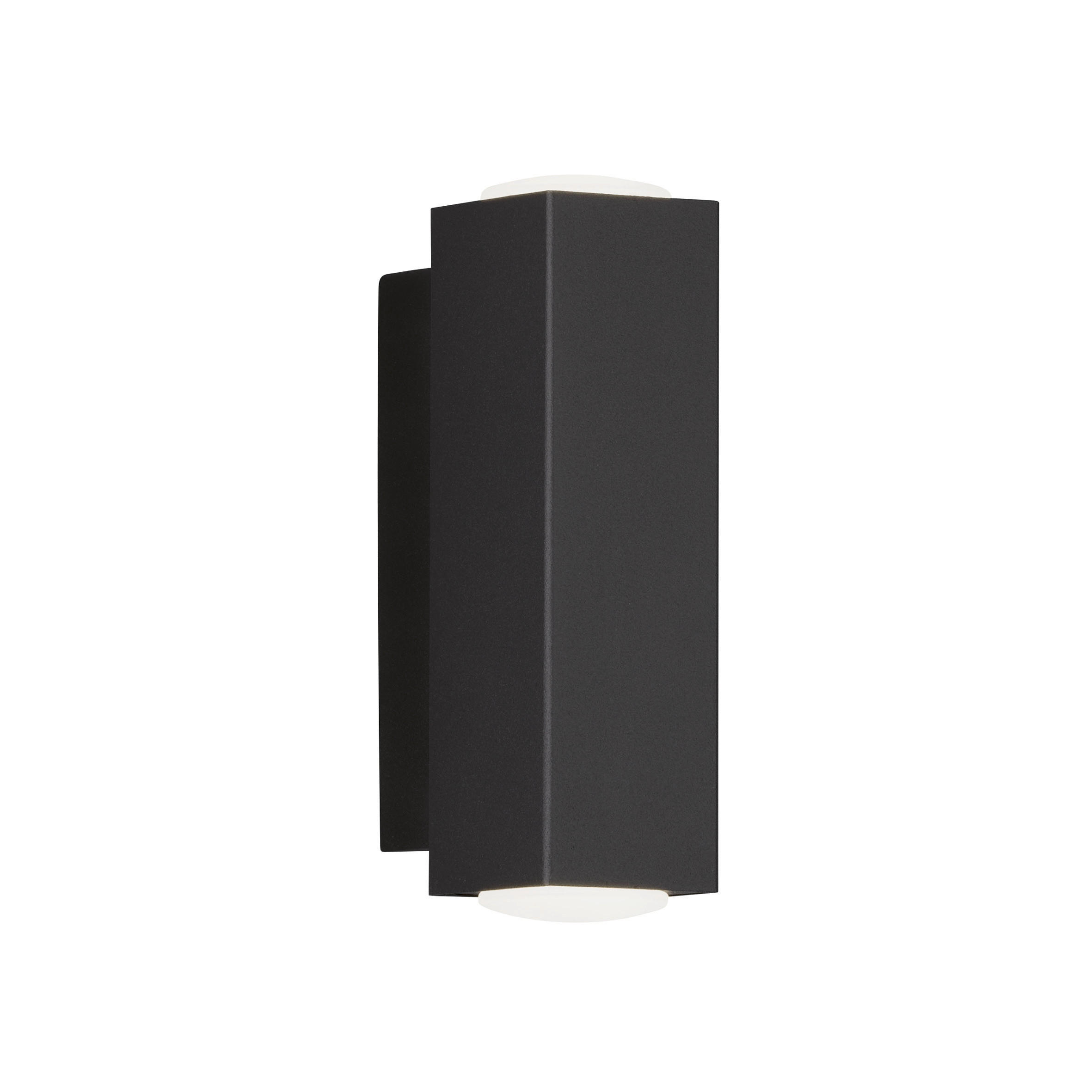 LED-WANDLEUCHTE Carlo 4/13 cm   - Schwarz, KONVENTIONELL, Metall (4/13cm) - Fischer & Honsel
