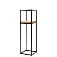 BLUMENSTÄNDER in Metall  - Schwarz, Basics, Metall (23/75/23cm)