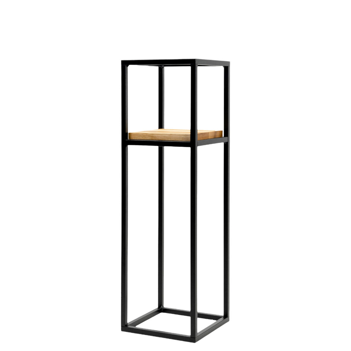 BLUMENSTÄNDER in Metall  - Schwarz, Basics, Metall (23/75/23cm)