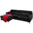 Ecksofa Schwarz Bettkasten, Schlaffunktion - Silberfarben/Schwarz, Design, Textil (169/226cm) - Carryhome Ecksofa Schwarz Bettkasten, Schlaffunktion - Silberfarben/Schwarz, Design, Textil (169/226cm) - Carryhome