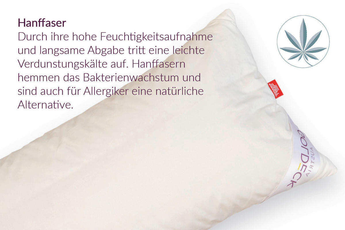 KOPFPOLSTER 40/80 cm   - Champagner, Basics, Textil (40/80cm) - Goldeck Austria